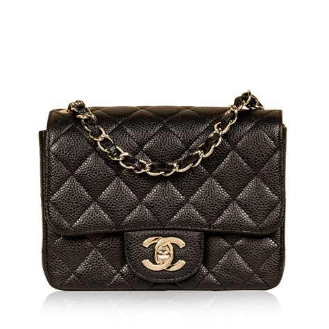 chanel small classic flap black